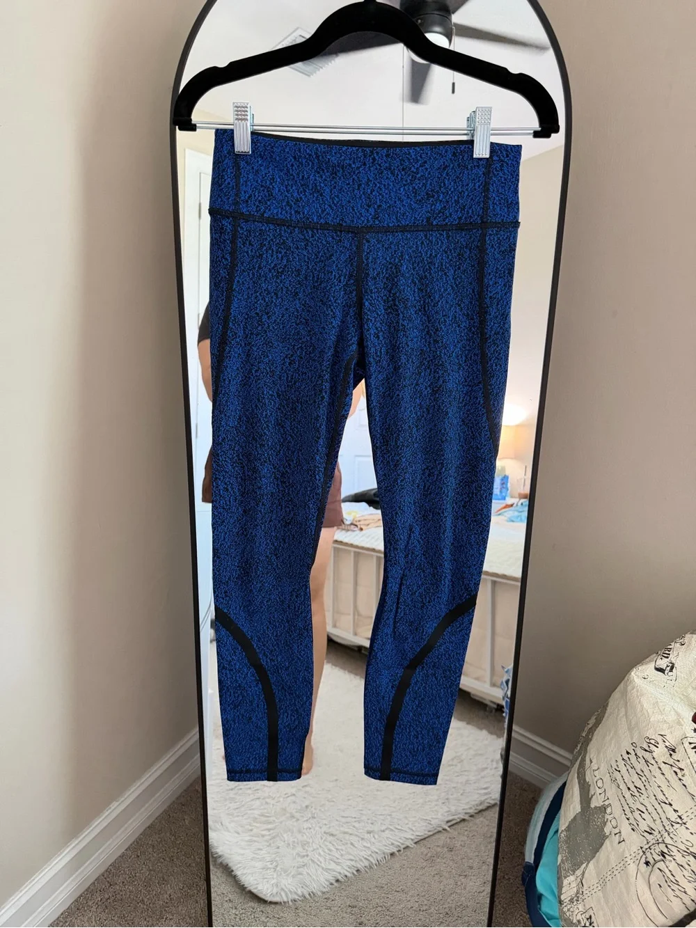 lululemon athletica Blue Speckled High-Rise Leggings